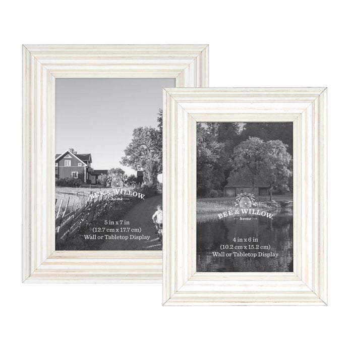 Wooden Picture Frame in Cottage White Bed Bath & Beyond's Home