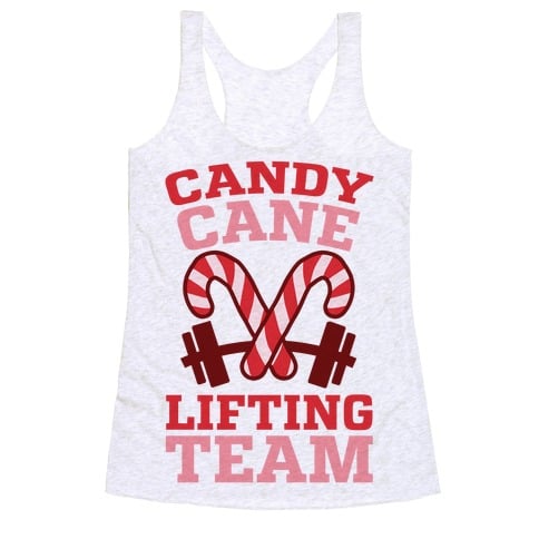 Candy Cane Lifting Team Tank