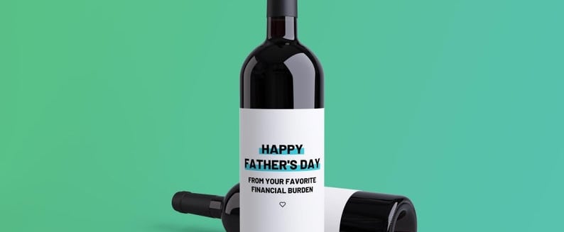 Funny Father's Day Wine Labels