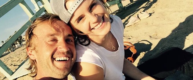 Tom Felton Posted a Sweet Throwback Video With Emma Watson on the Harry Potter Set