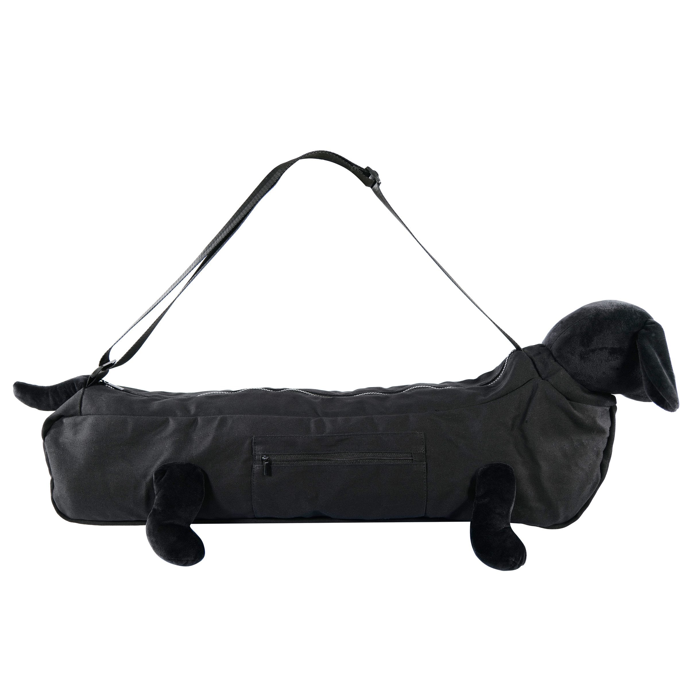 Minimalist Yoga Mat Bag Pilates Black Mat Bag Waterproof Canvas Yoga Tote  Sports Bag Stylish Mat Bag Cool Yoga Mat Carrier Zipper Pocket Bag -   Canada