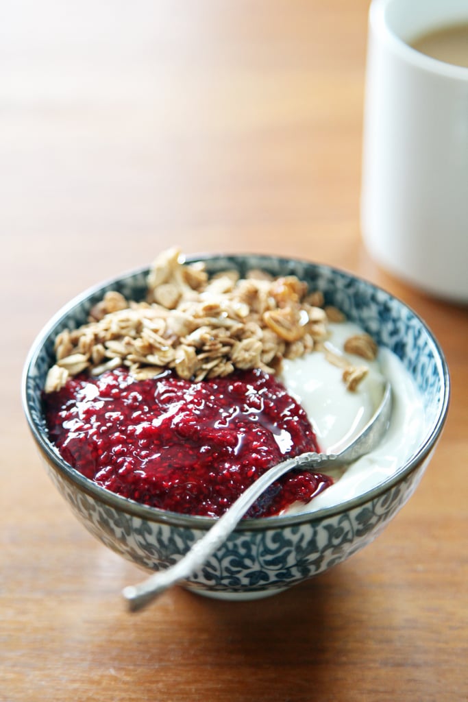 Raspberry Ginger Chia Jam Recipe POPSUGAR Food