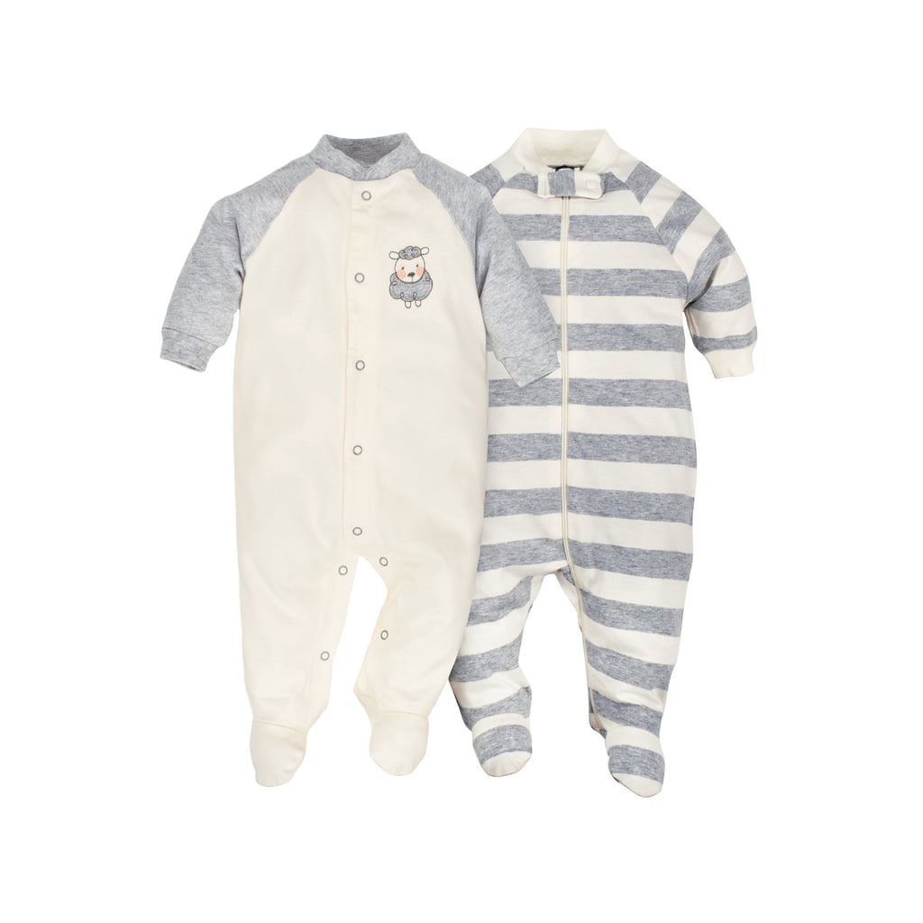 Newborn Organic Zip Front Sleep 'N Play Onesies Best Baby Shower