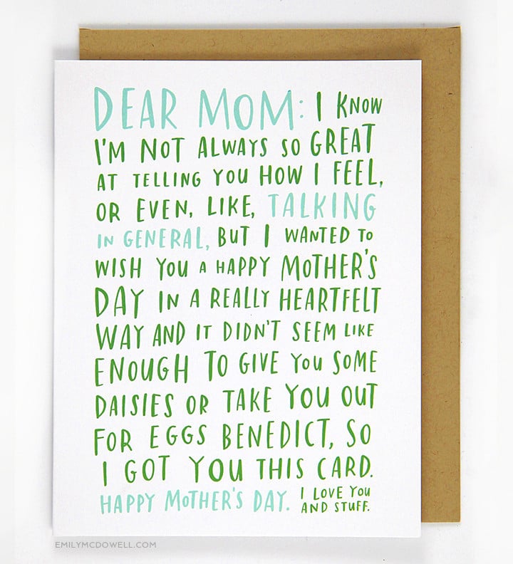 Alternative Mother's Day Cards