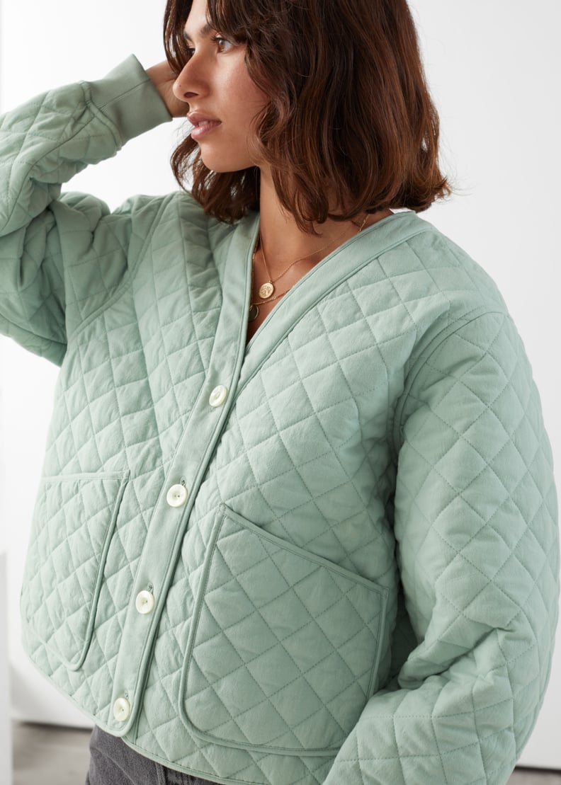 & Other Stories Boxy Quilted Jacket