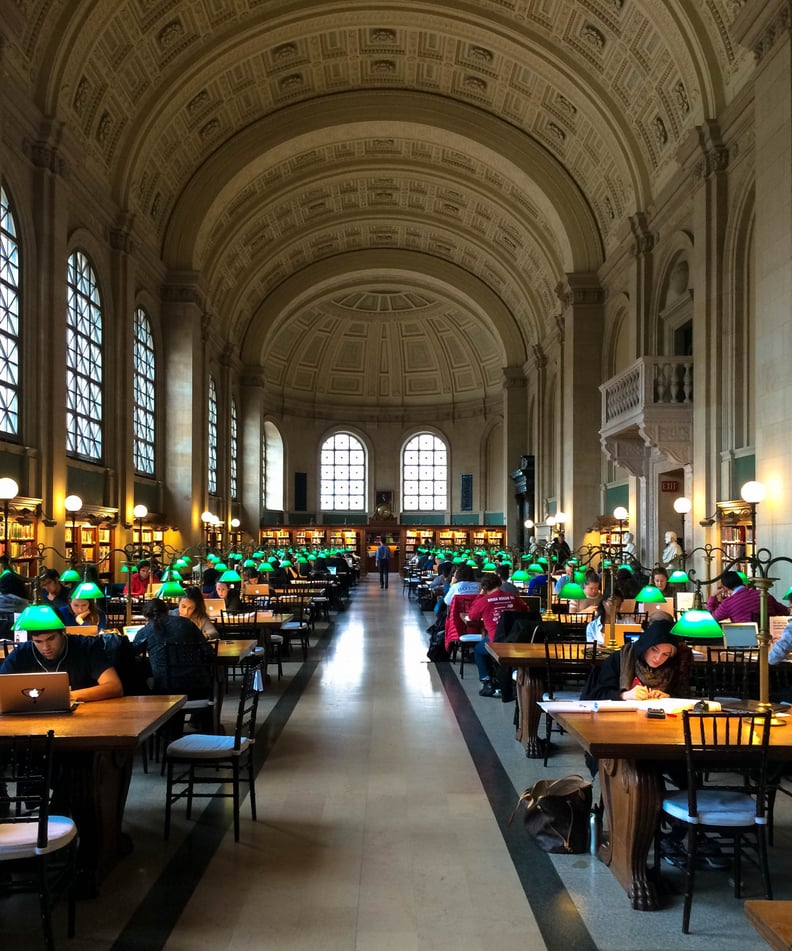 Walk through the architectural masterpiece of the Boston Public Library.