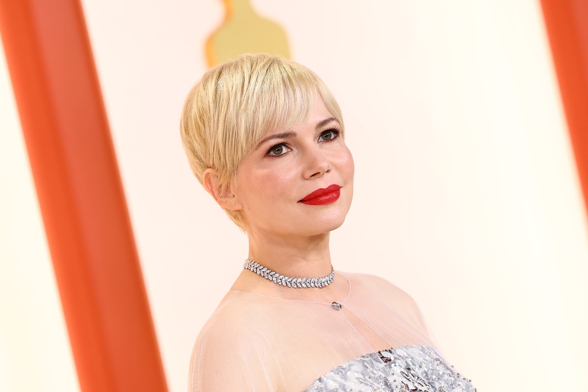HOLLYWOOD, CALIFORNIA - MARCH 12: Michelle Williams attends the 95th Annual Academy Awards on March 12, 2023 in Hollywood, California. (Photo by Arturo Holmes/Getty Images )