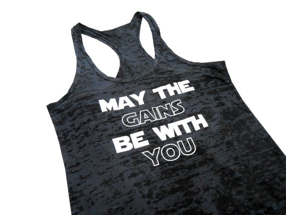 Etsy May the Gains Be With You Tank