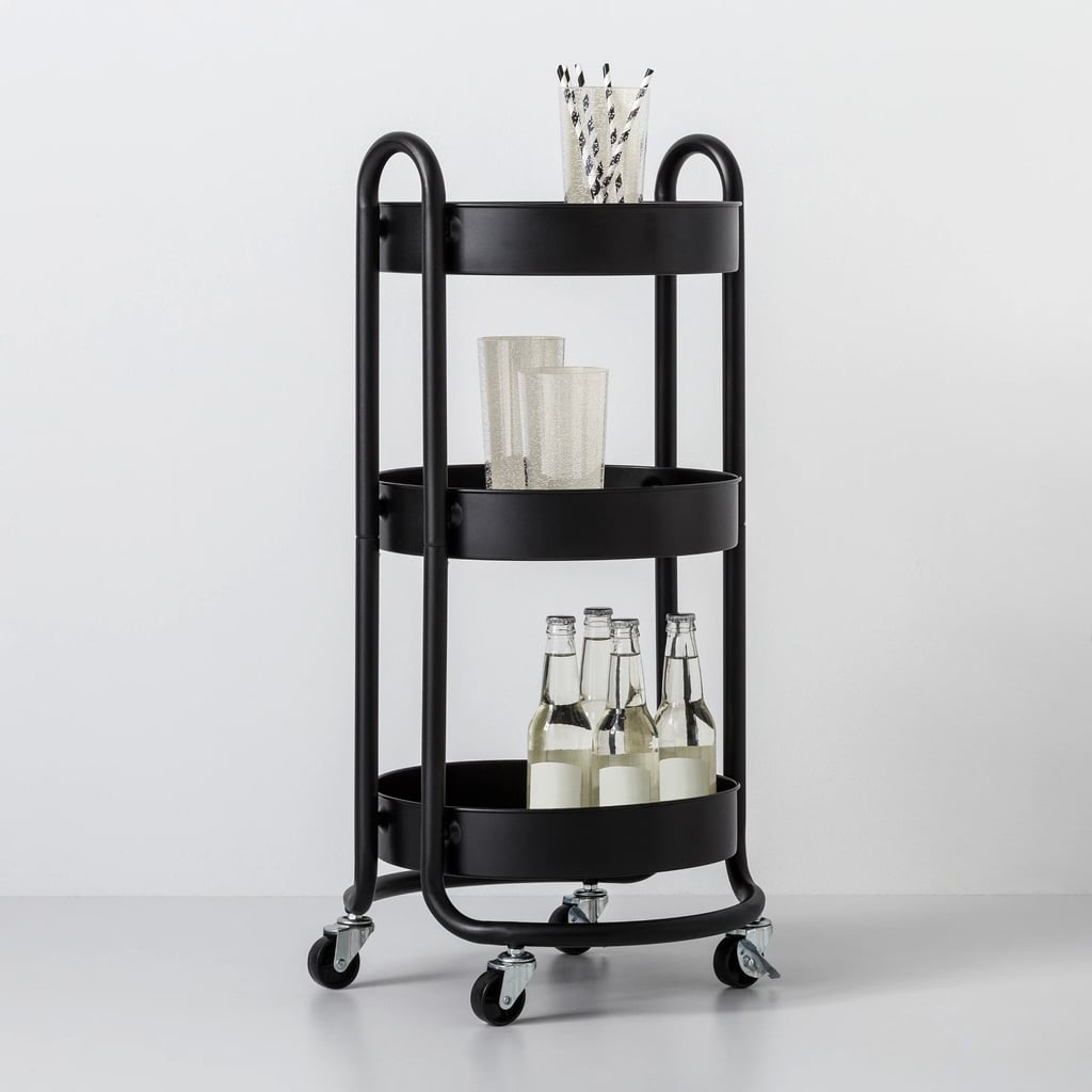 Round Metal Utility Cart