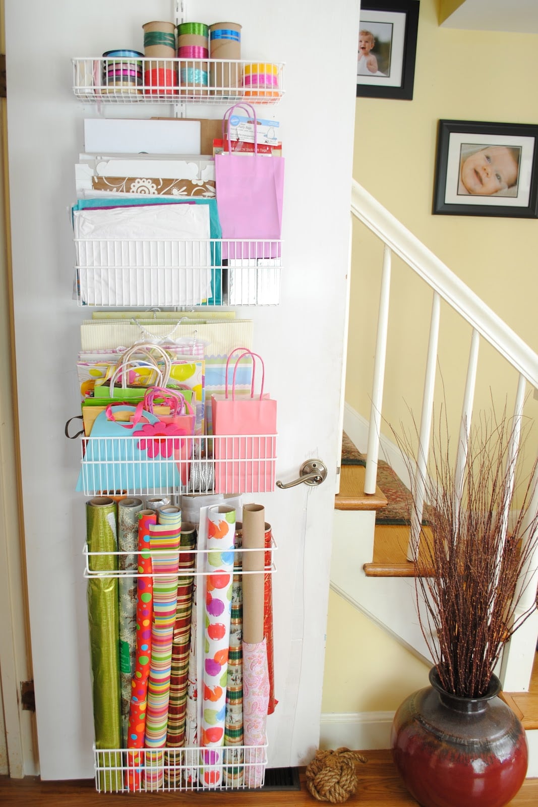 Wrapping-Paper Racks | 100+ Cleaning and Organizing Hacks | POPSUGAR ...