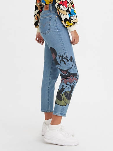 Levi's x Disney High Rise Boyfriend Jeans - Medium Wash