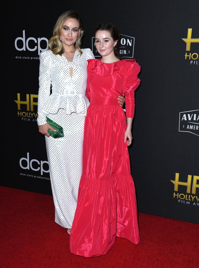 Olivia Wilde and Kaitlyn Dever at the 23rd Annual Hollywood Film Awards