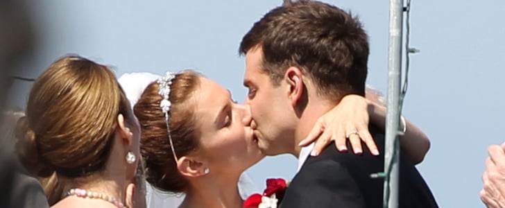 Bradley Cooper and Sienna Miller Kiss During Wedding Scene