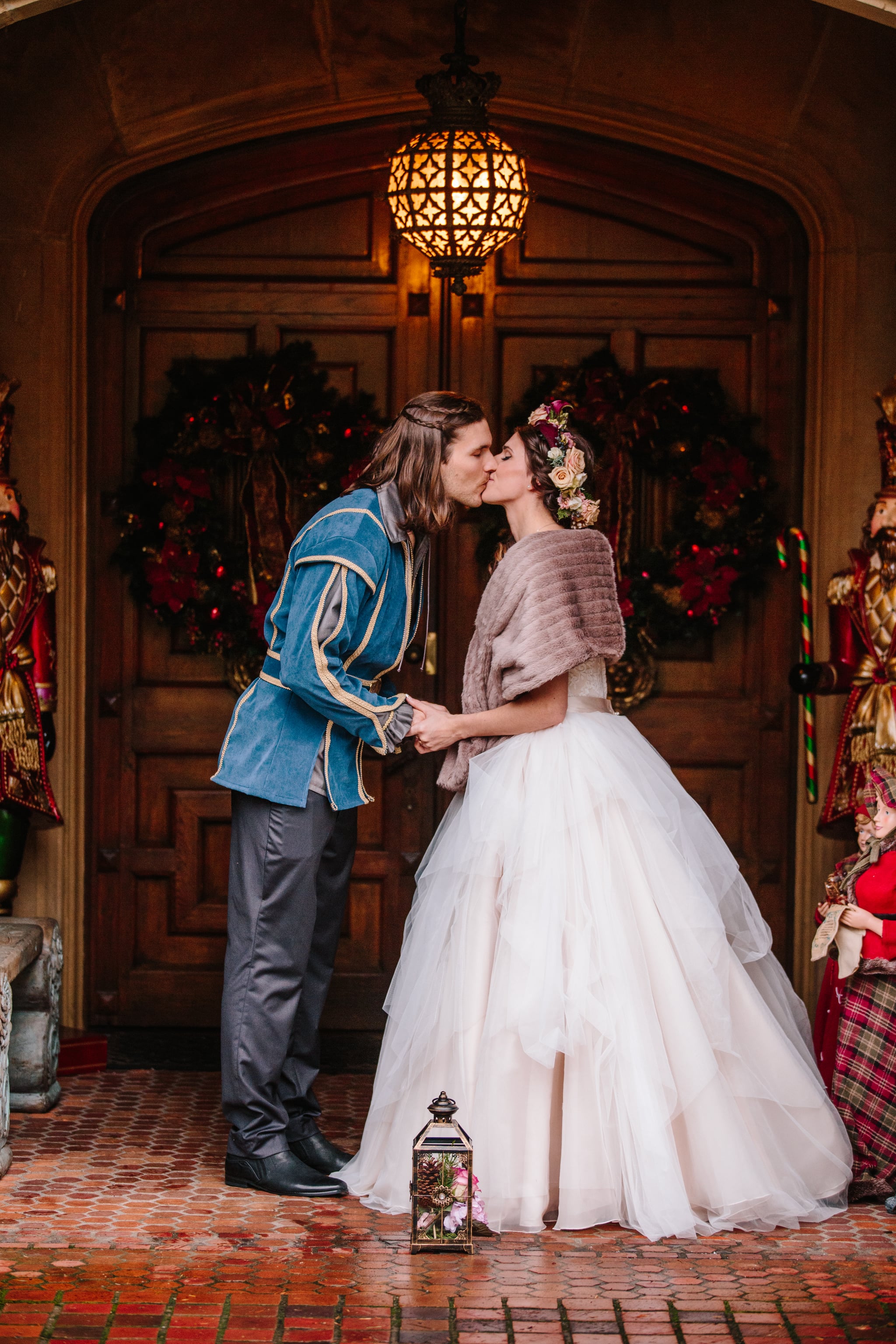 christmas themed wedding dresses