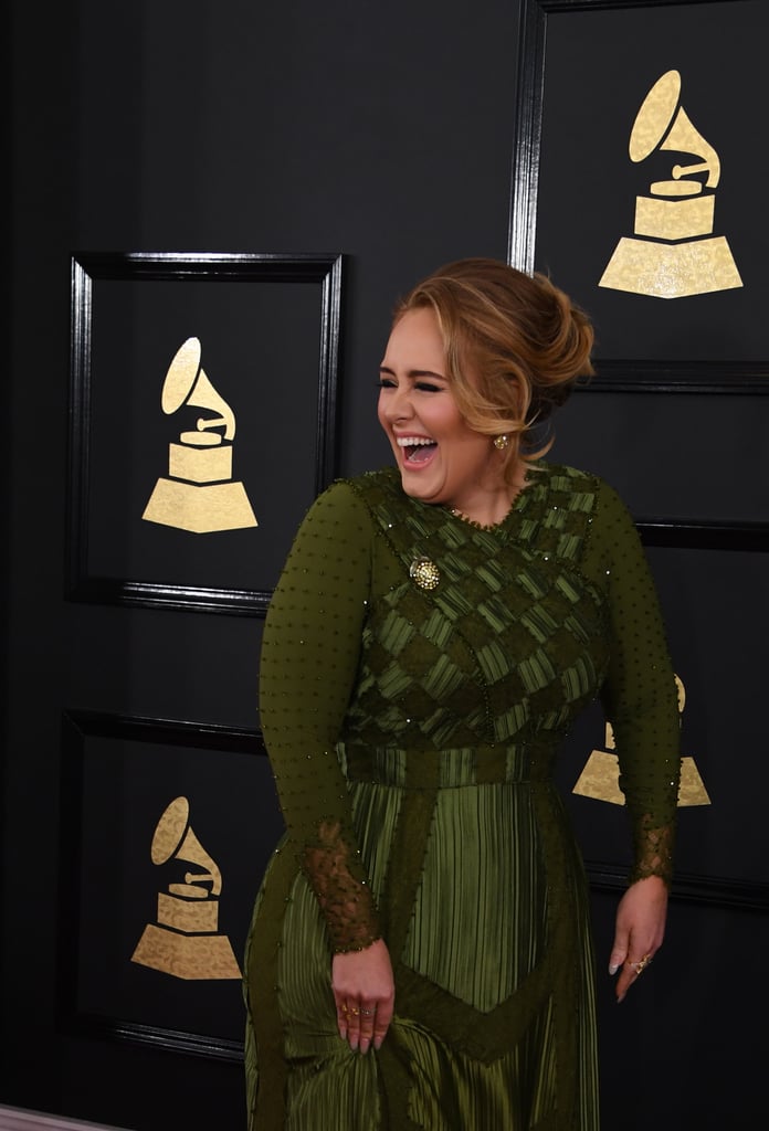 Adele at the 2017 Grammys