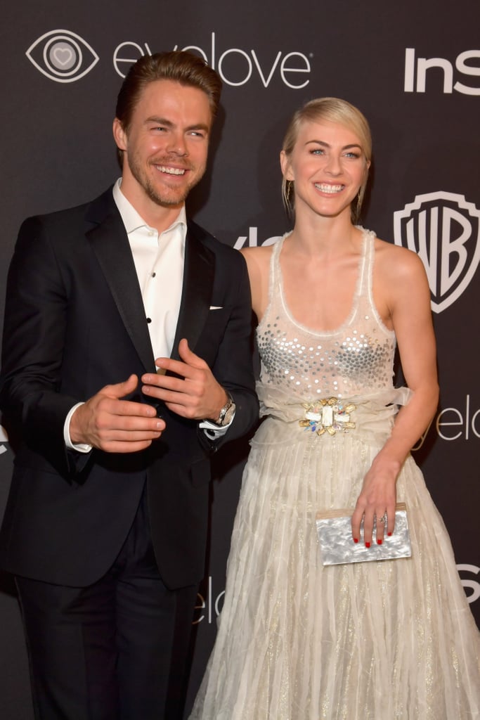 Julianne and Derek Hough at 2017 Golden Globes Afterparty