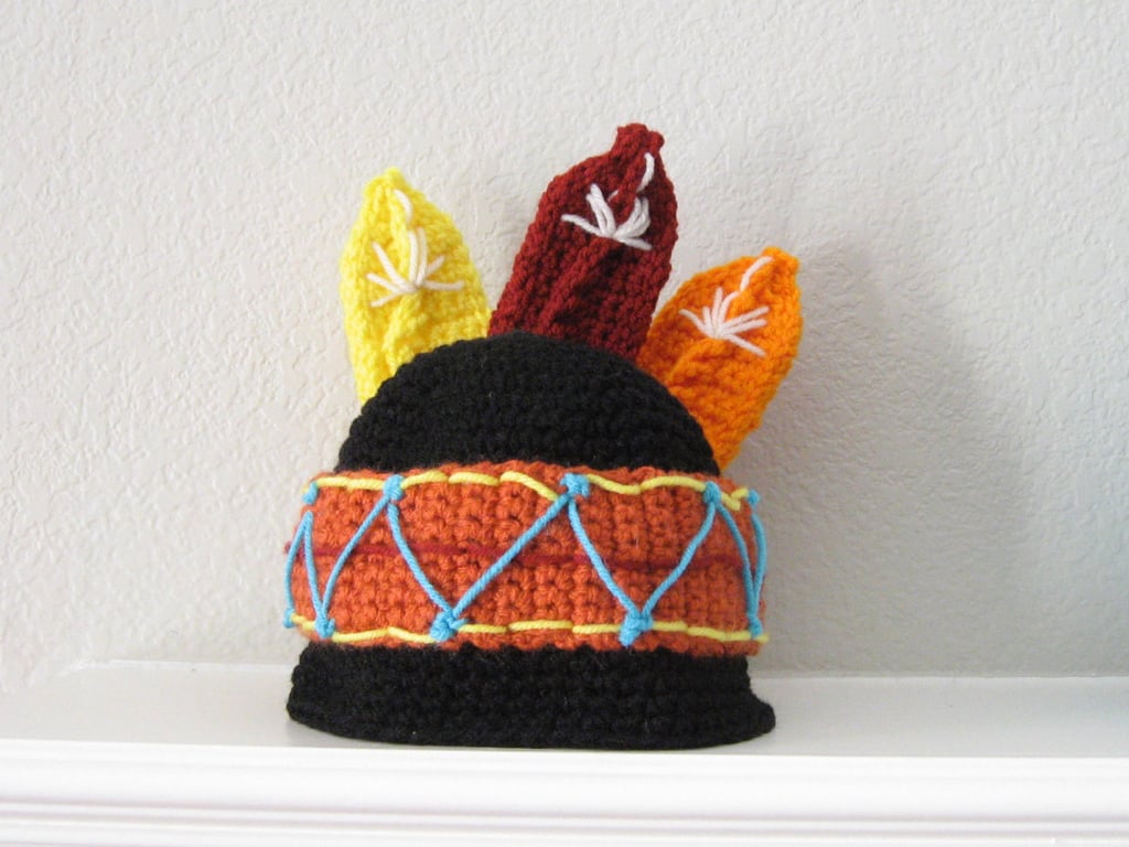 Crochet Feathers Hat