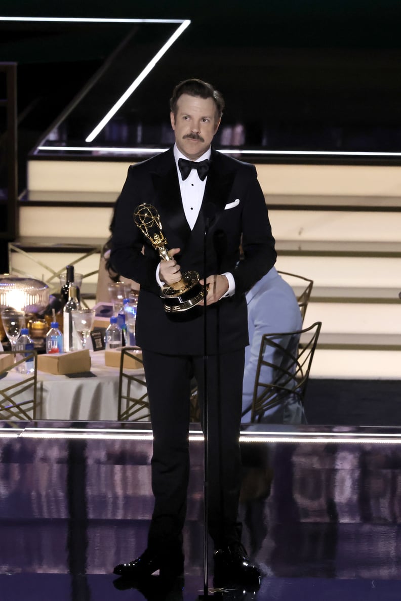 加州洛杉矶- 9月12日:杰森Sudeikis接受喜剧类最佳男主角奖
