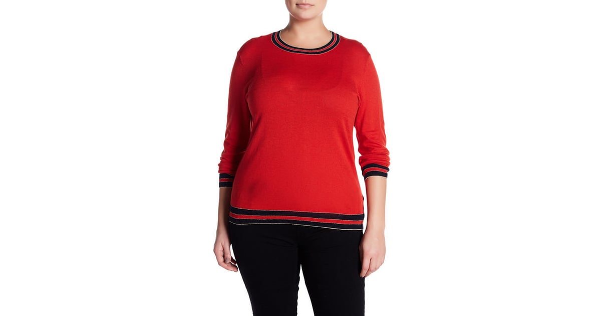 Joe Fresh Metallic Stripe Sweater Best Sweaters For Women POPSUGAR Fashion Photo 20