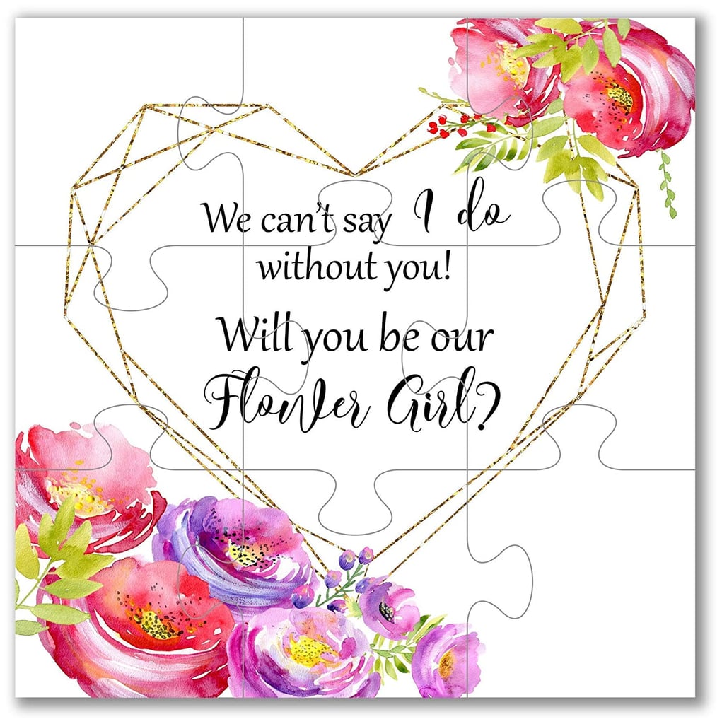 Flower-Girl Gift: Will You Be Our Flower Girl Puzzle