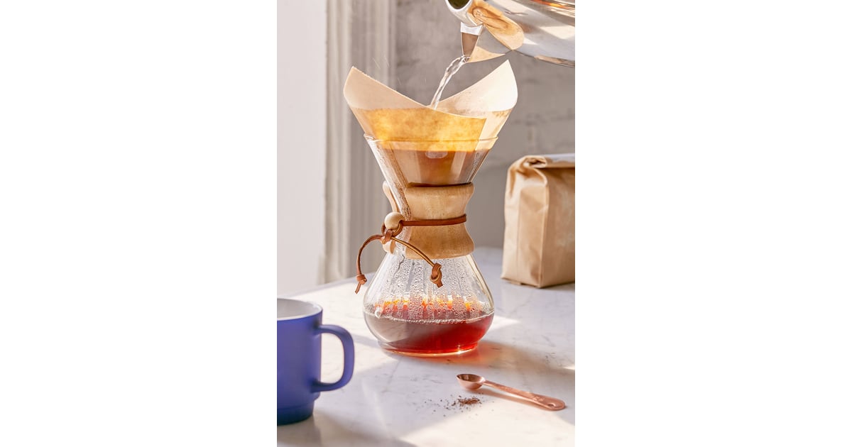 Chemex 6Cup Pour Over Coffee Maker Best Coffee Makers POPSUGAR