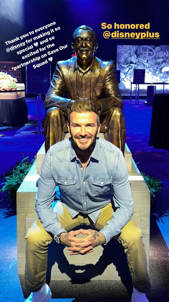 David, Victoria Beckham Take Family to Disney World | Photos