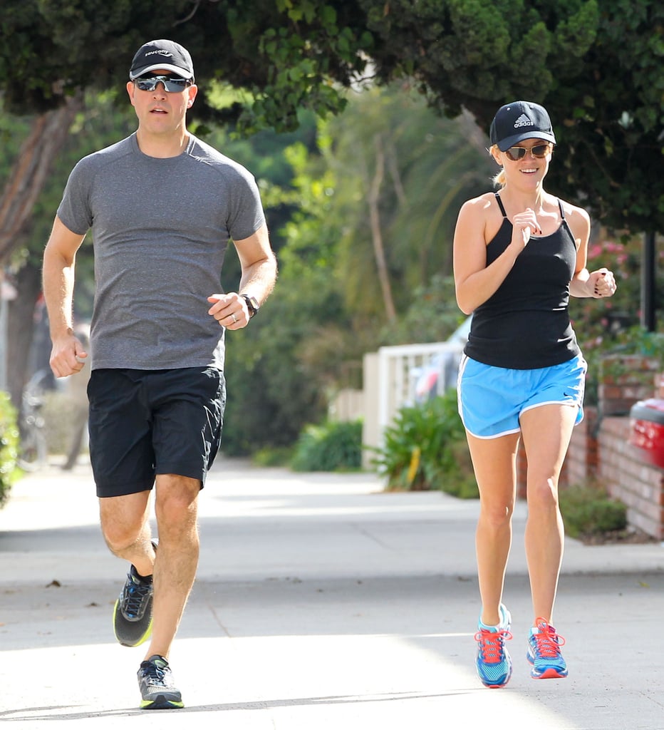 Reese Witherspoon Jogging With Jim Toth