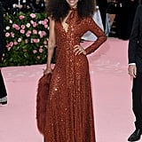 Zoe Saldana at the 2019 Met Gala