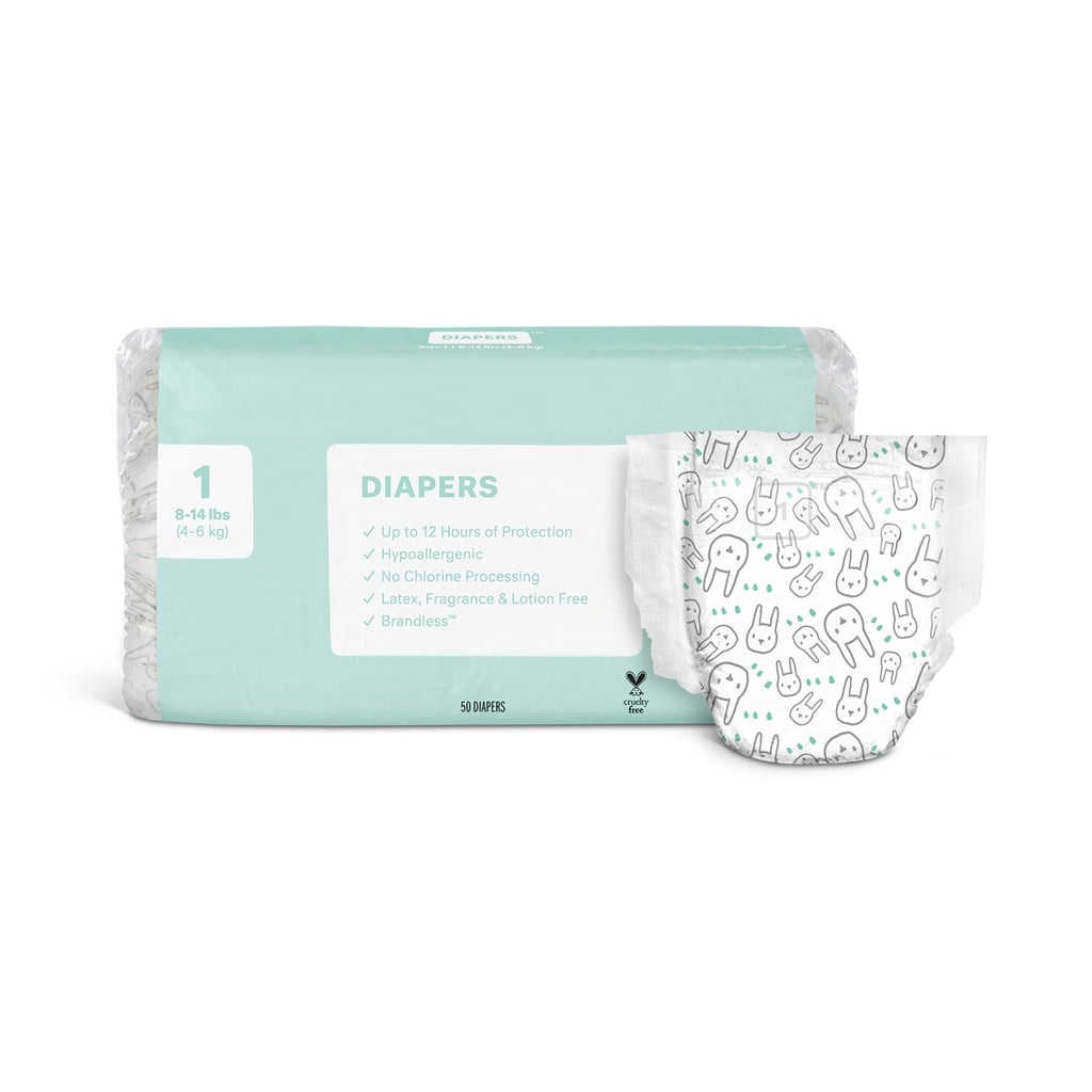 Itching to save some serious dough? Be sure to order Brandless Diapers ($9 for 50 size 1 diapers) ASAP. And seriously, aren't the patterns just adorable?!