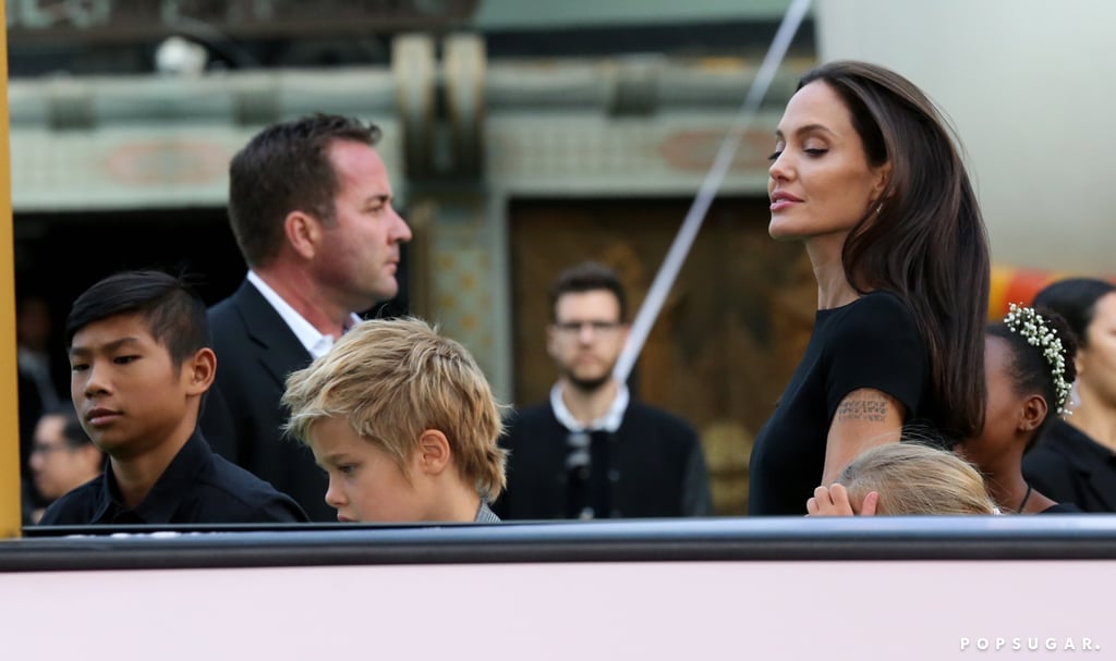 Angelina Jolie and Her Kids at Kung Fu Panda 3 LA Premiere