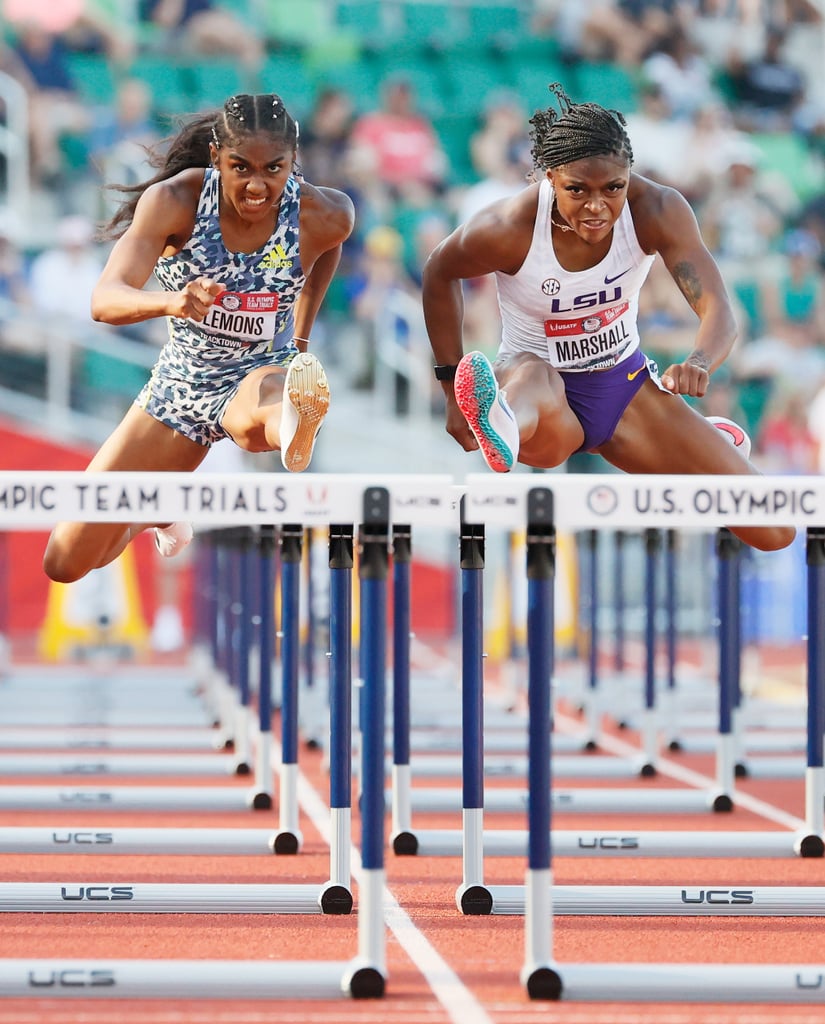 Christina Clemons Wears Doritos Earrings For Olympic Trials