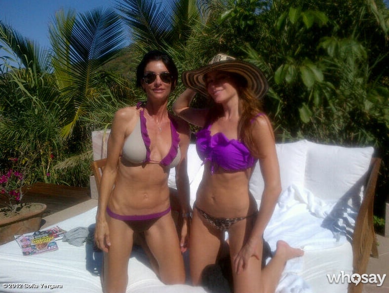 She showed off her fit form with a pal while in Mexico in December 2011.
Source: Who Say user Sofia Vergara