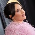 Kacey Musgraves Pairs Her Pink Catsuit With a Feather Cape at the Grammys