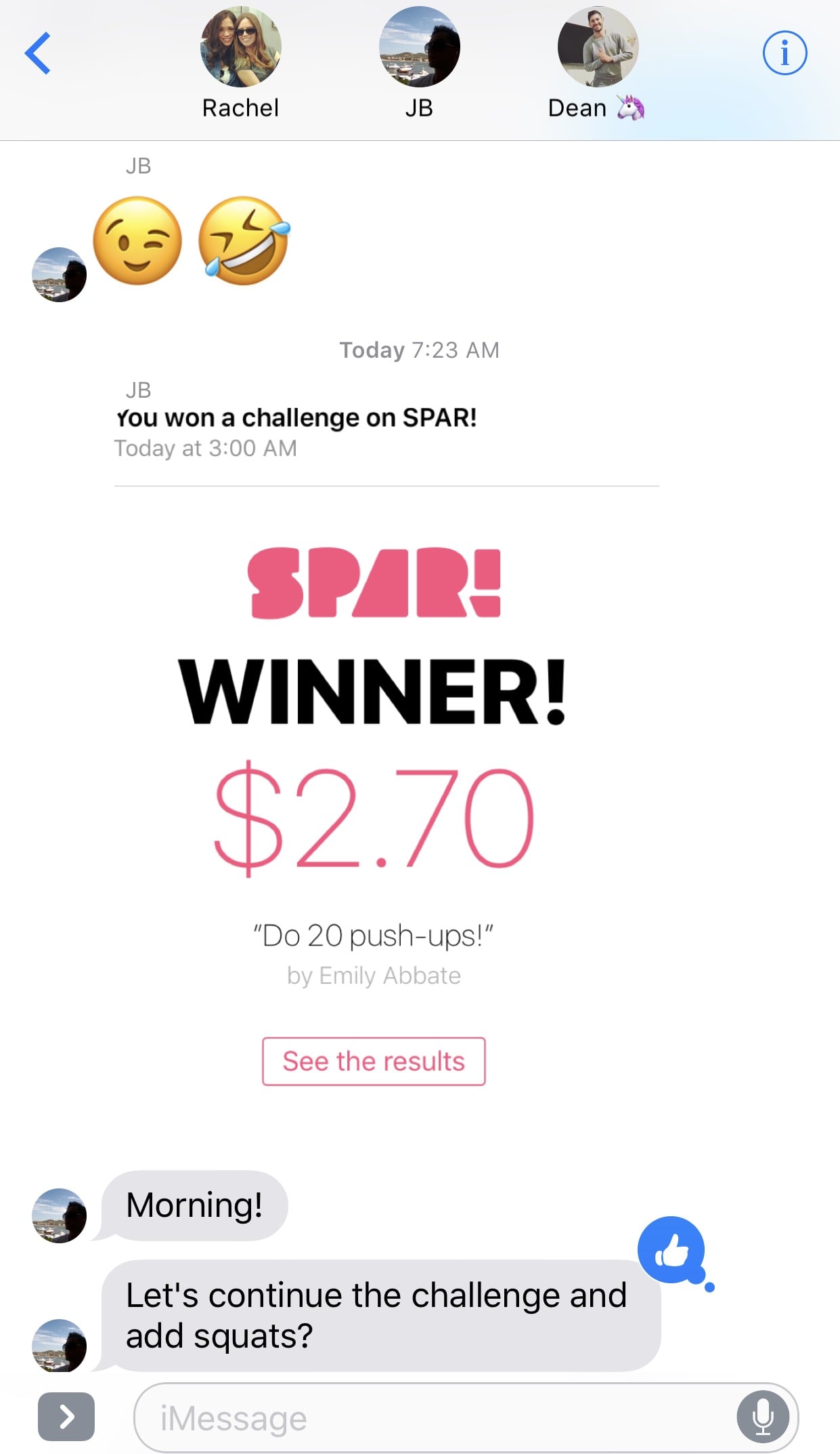 Spar Challenge