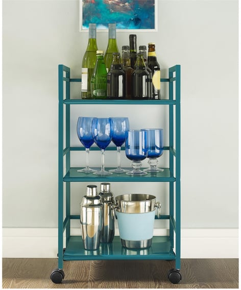 Altra Marshall 3-Shelf Rolling Utility Cart