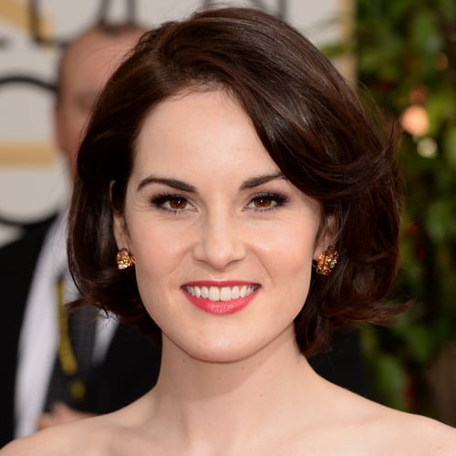 Michelle Dockery Hair and Makeup at Golden Globes 2014