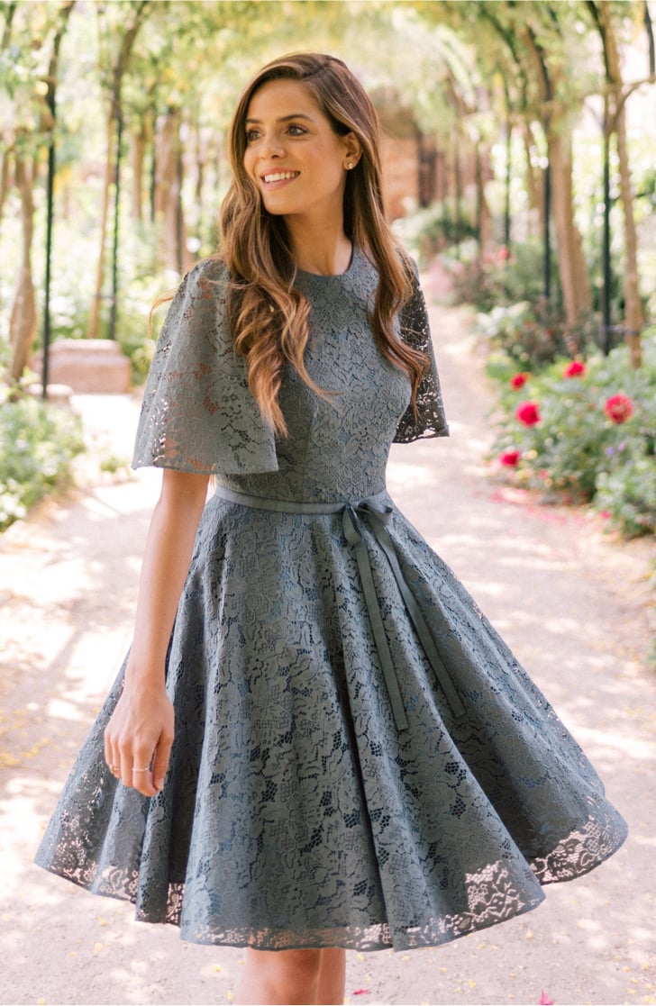 Gal Meets Glam Collection Harper Lace Fit & Flare Dress | New Gal Meets ...