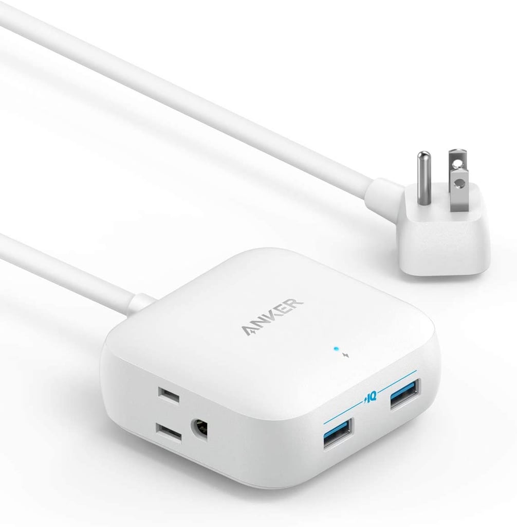 For Extra Outlets: Anker Powerport Strip 2 Mini
