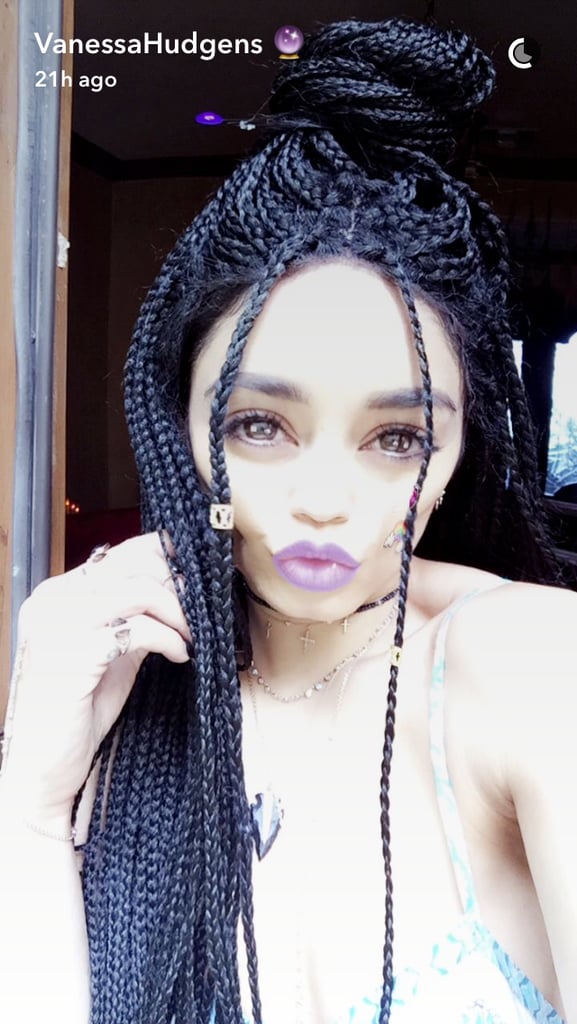 Vanessa Hudgens With Box Braids | October 2016
