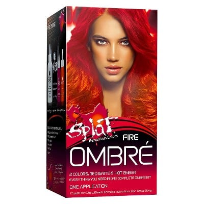 Splat Ombre Fire Hair Bleach and Colour Kit