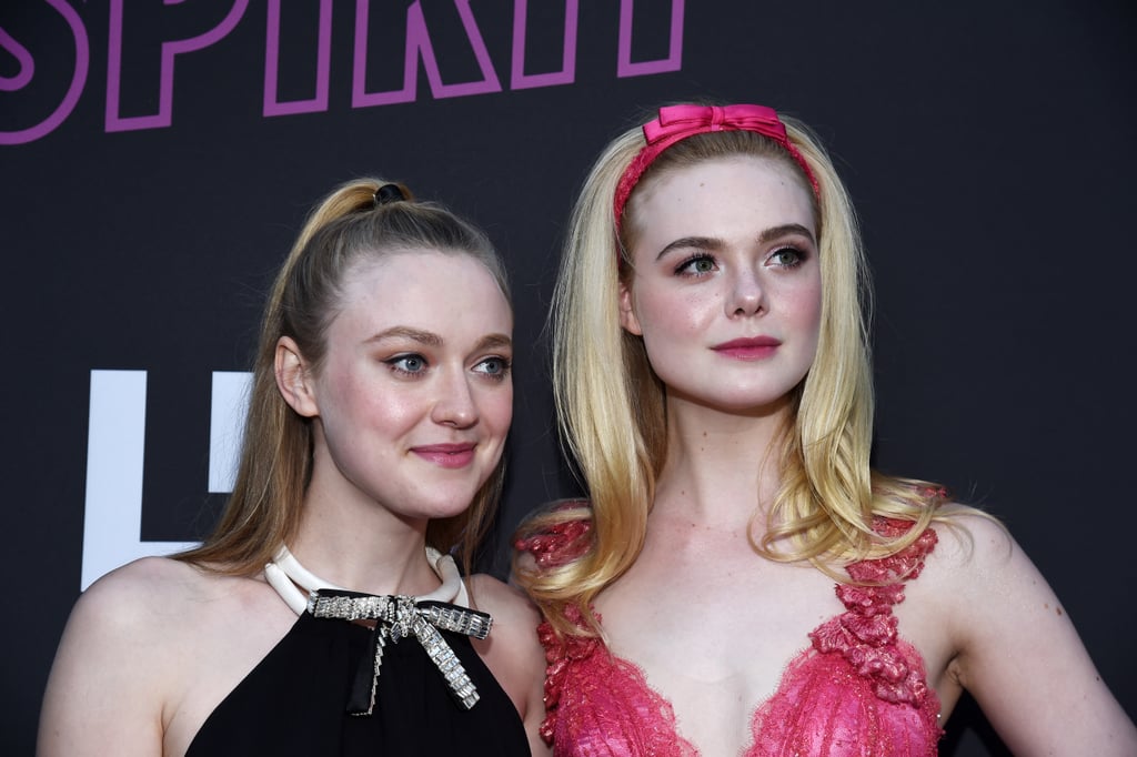 Dakota and Elle Fanning at Teen Spirit Premiere April 2019