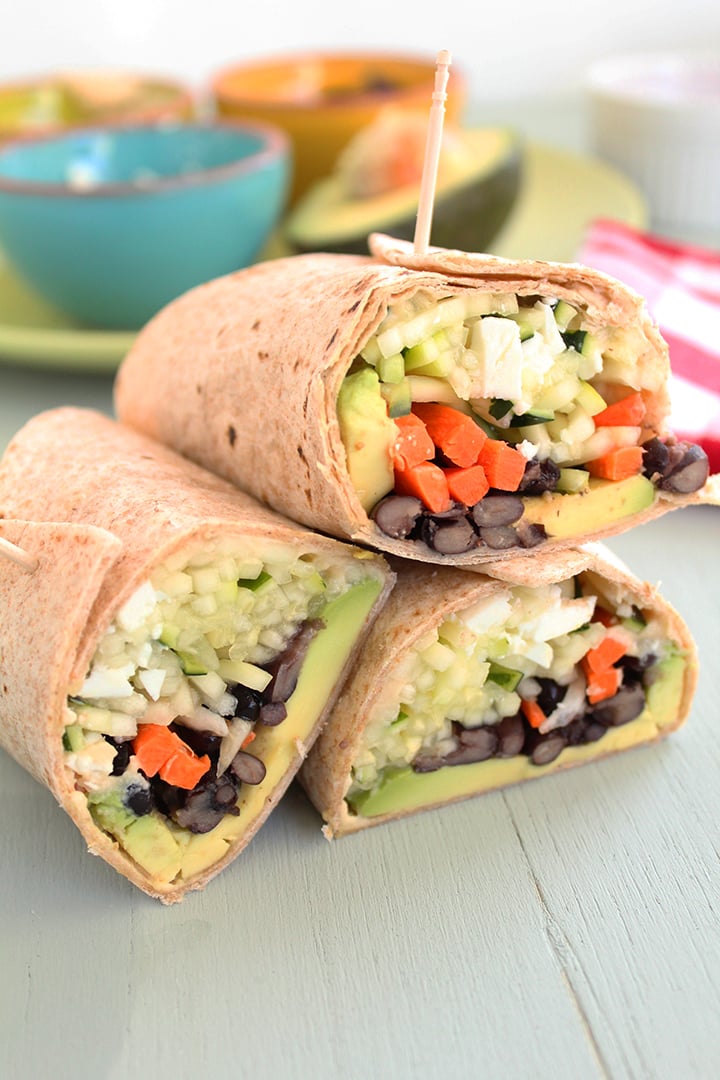 Crunchy Zucchini Noodle Wrap | Easy Wraps to Make For Kids&amp;#39; Lunchboxes ...
