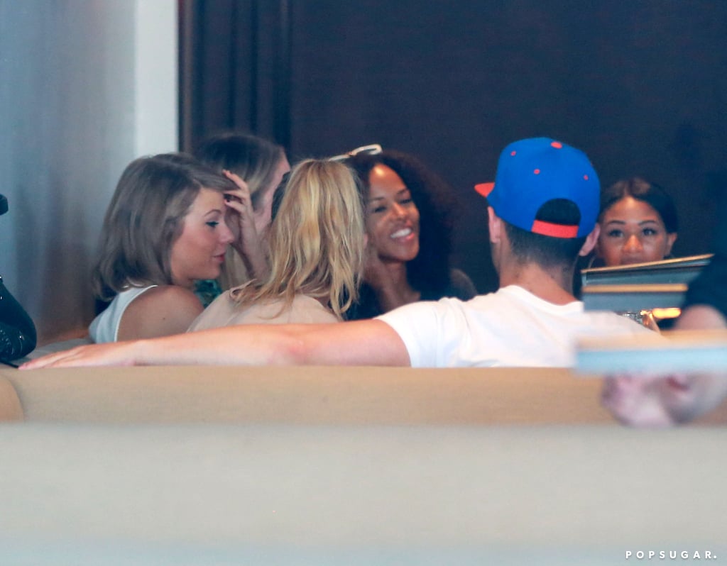 Taylor Swift and Calvin Harris After Jaime King Baby Shower