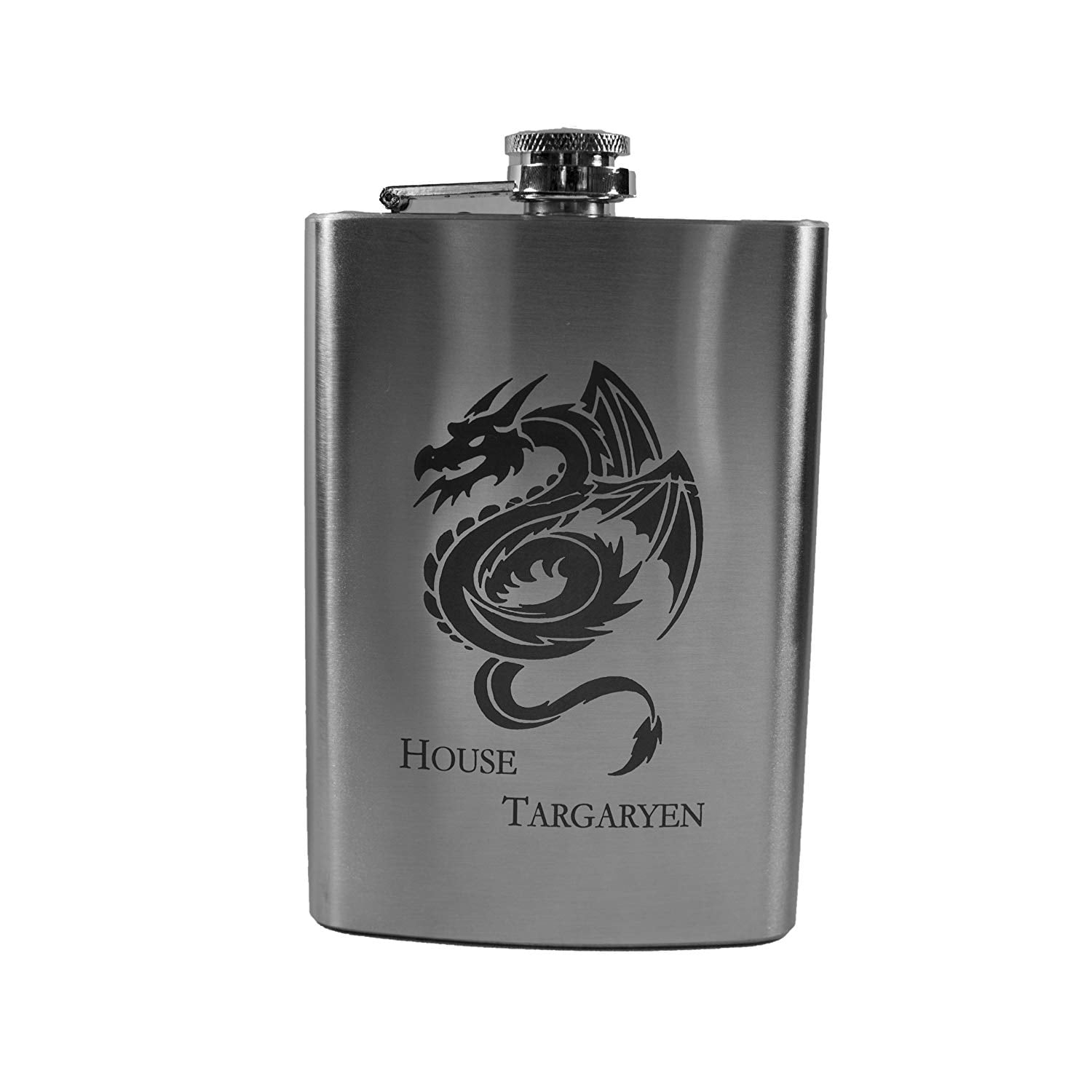 5 Oz Flask Inspired By Game Of Thrones House Of Stark Direwolf Winter Is Coming 