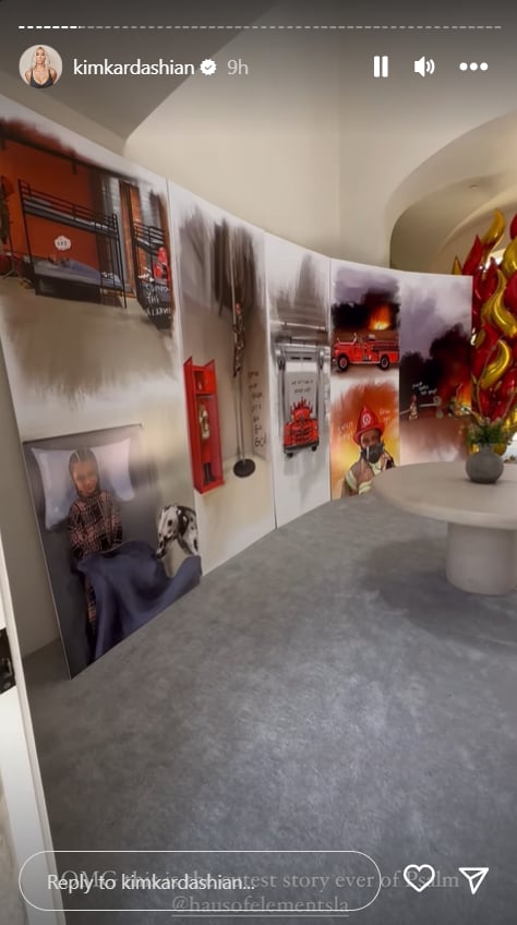 Psalm West Turns 4 With Firefighter Themed Birthday Party | POPSUGAR