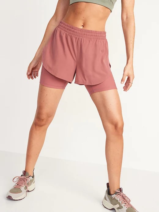 Old Navy High-Waisted 2-in-1 StretchTech Run Shorts + Biker Shorts