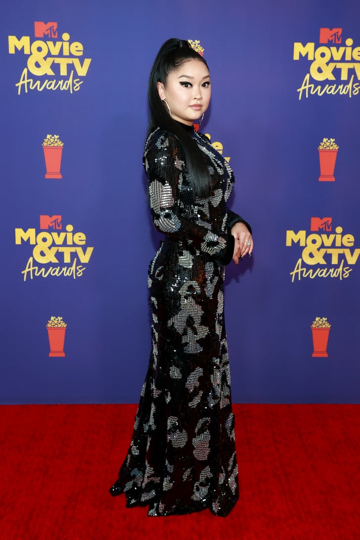 Lana Condor Wears Giorgio Armani to MTV Movie and TV Awards