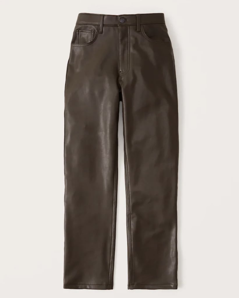 A '90s-Inspired Pant: Abercrombie Vegan Leather '90s Straight Pants