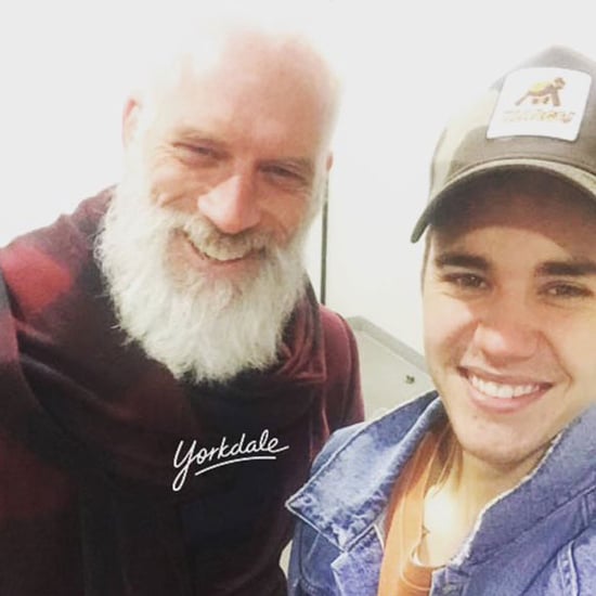 Justin Bieber Takes Selfie With Santa 2015