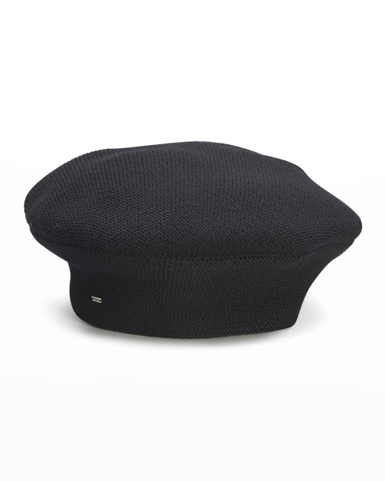 Best Black Beret For Women: Saint Laurent Wool Beret